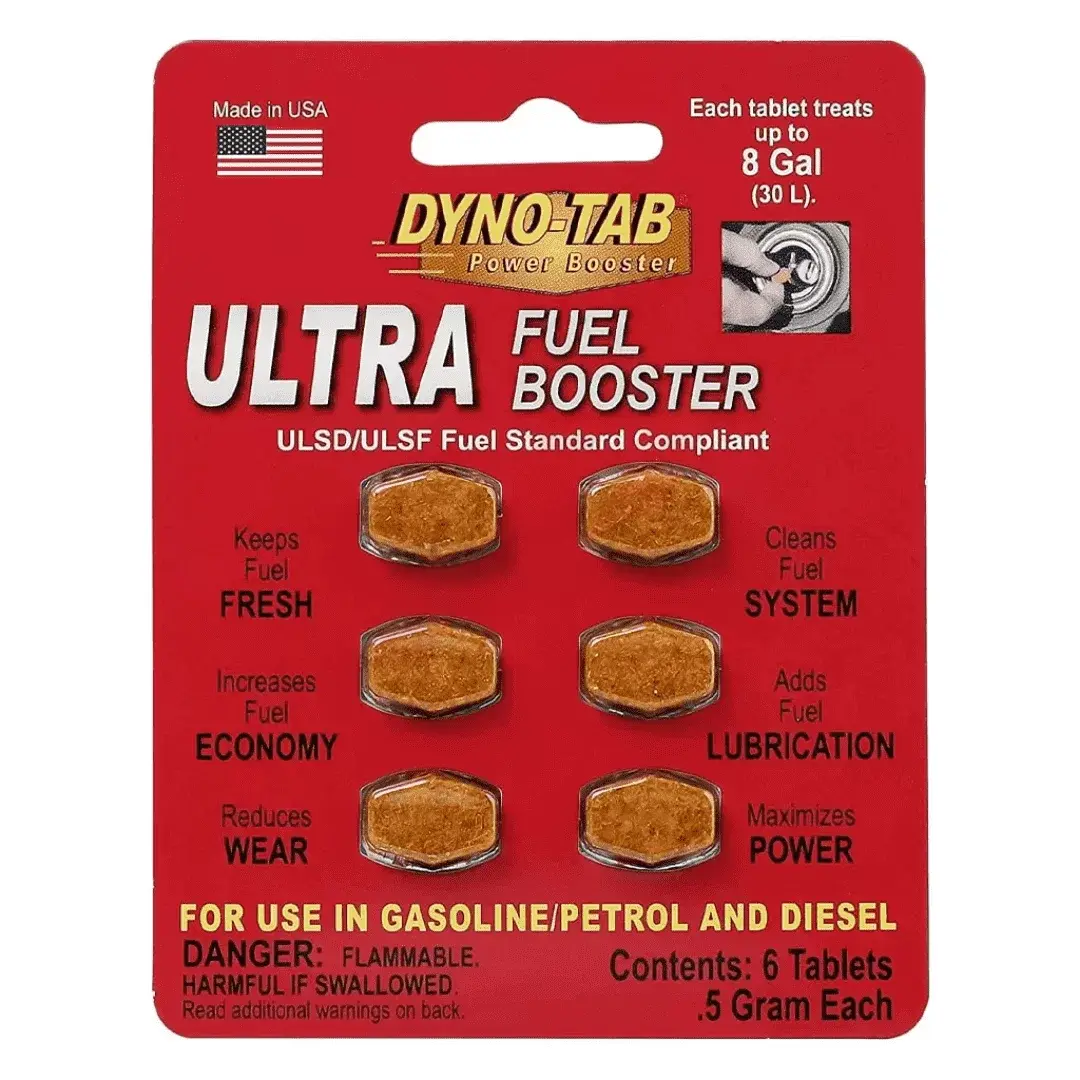 Dynotab Ultra Fuel Booster 6Tab Card Hotshot Automotive