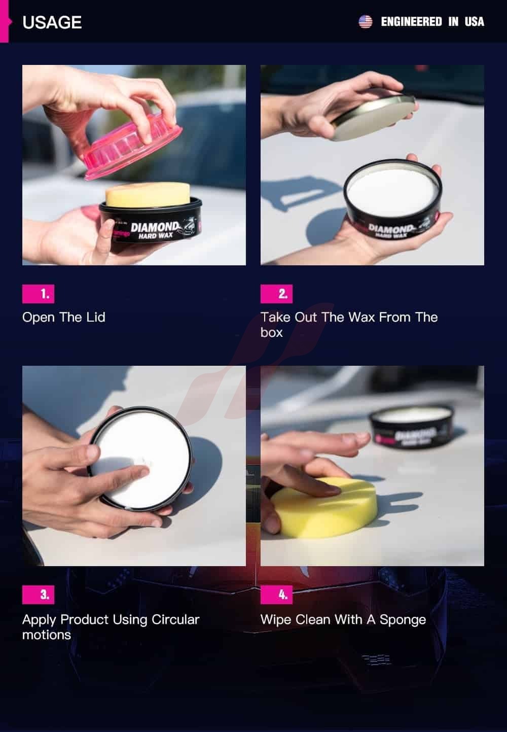 Flamingo Diamond Hard Wax (200gm) - Image 7