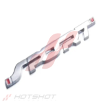 3D Metal Chrome Sport Badge