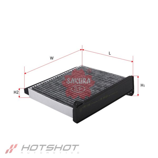 Sakura Cabin Filter CAC-1006 For Mitsubishi