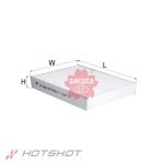 Sakura Cabin Filter CA-18360 For Nissan