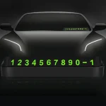 Car Temporary Parking Phone Number Card Plate - Image 2