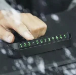 Car Temporary Parking Phone Number Card Plate - Image 3