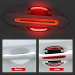 Car Exterior Door Handle Anti Scratch Protector Guard (Red) - Image 2