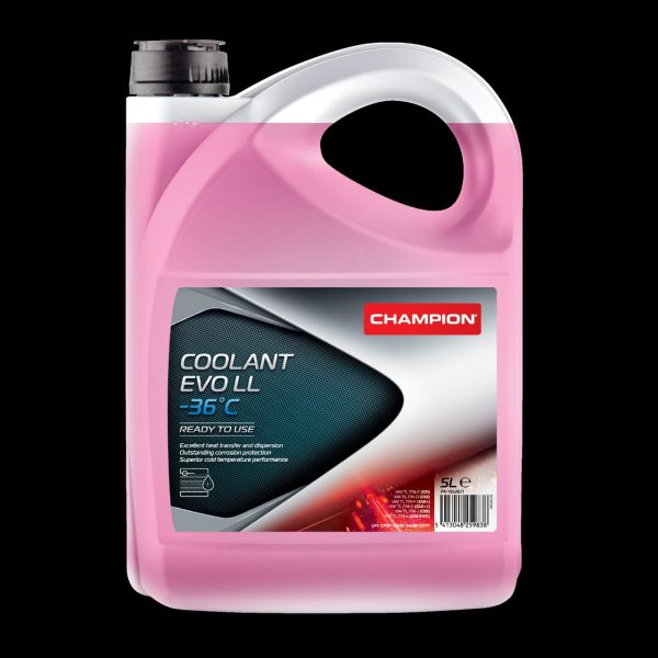 CHAMPION EVO LL OAT PREMIXED COOLANT PINK 5L