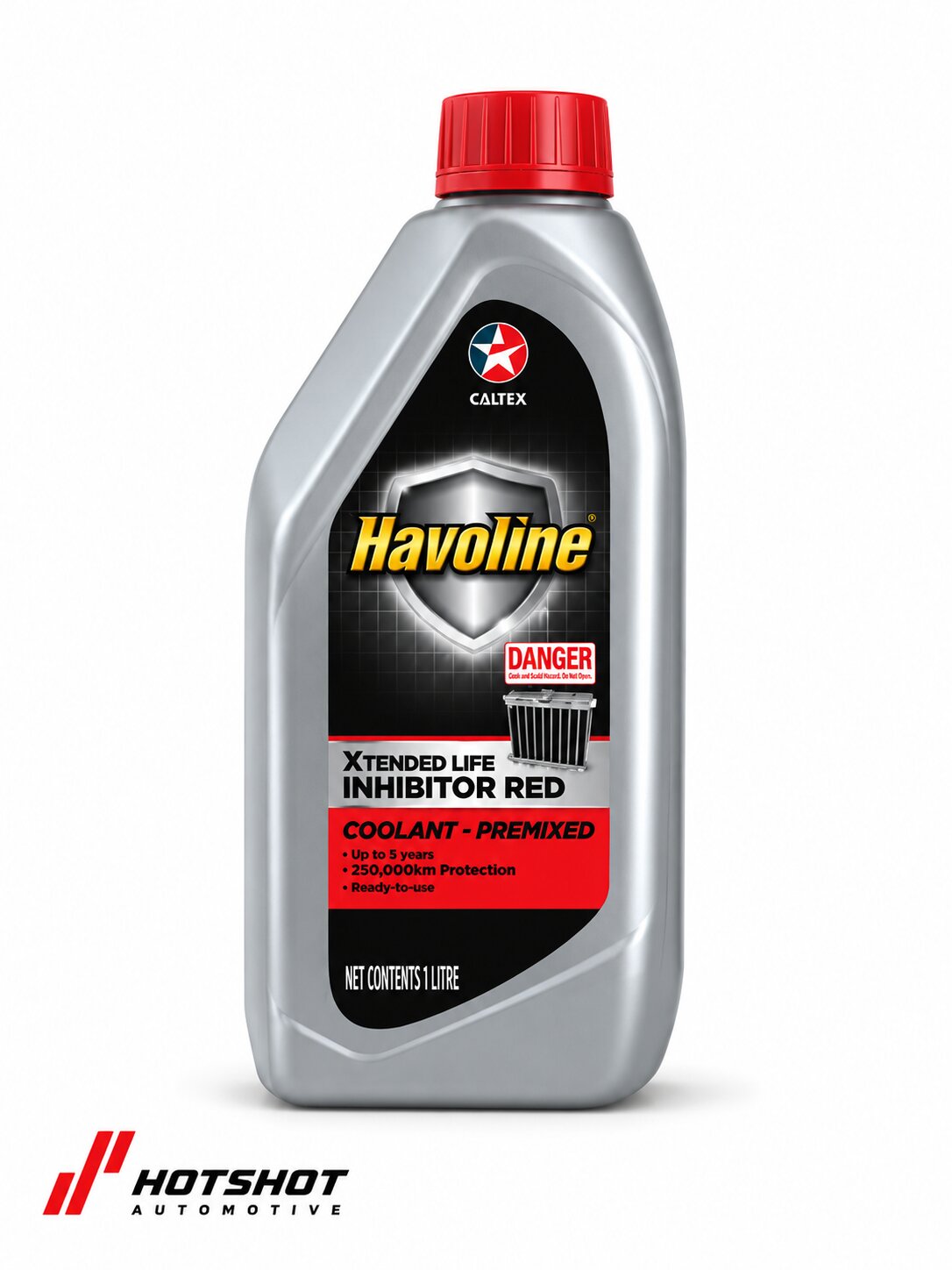 red 1 CALTEX HAVOLINE XLI PREMIXED COOLANT RED 1L - Image 1