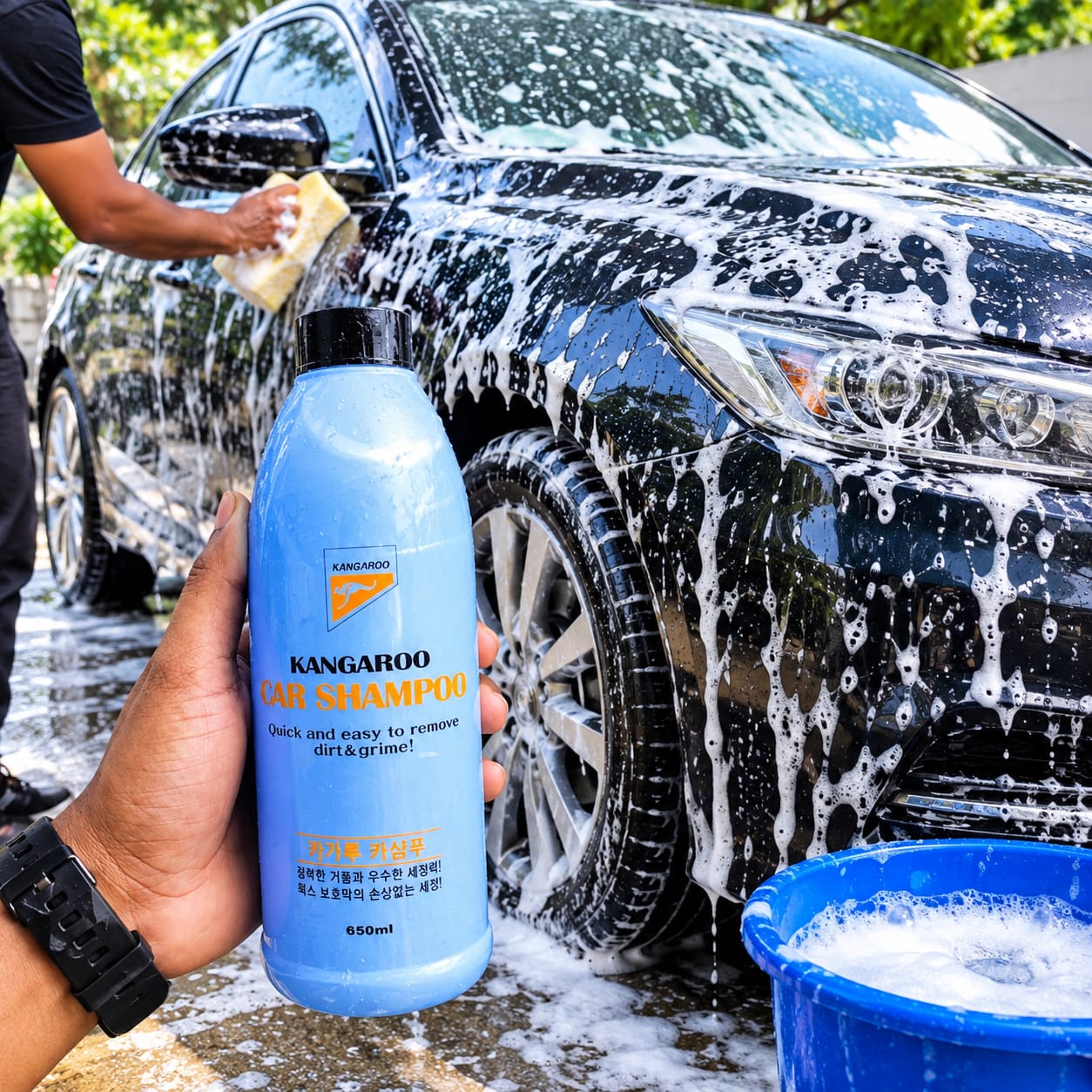 003 KANGAROO Car Shampoo 650ml - Image 1