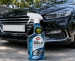 3 Minute Car Wash" in Korean Name on bottle: 유리 세정제 = "Glass Cleaner"