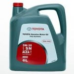 TOYOTA Genuine Motor Oil 5W-30 SN Fully Synthetic- 6L - Image 3